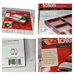 Deluxe Wood Totes Home Deluxe Arm Rest Caddy